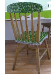 Decopatch and painted Green Chair